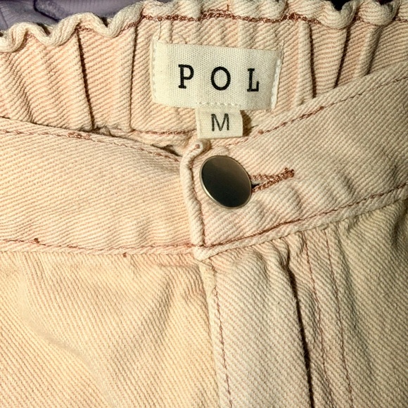 🌿POL Tan Distressed Denim Jogger Pants - Picture 5 of 6